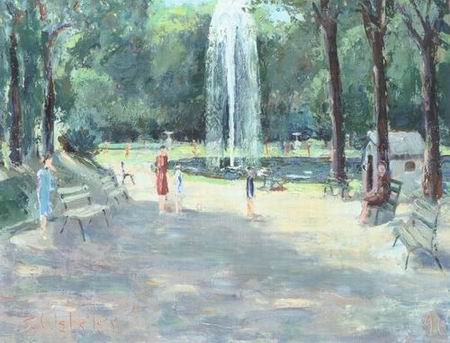 French Countryside oil painting